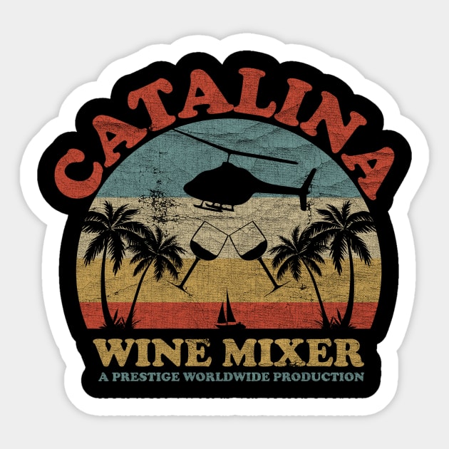 VINTAGE CATALINA WINE MIXER Sticker by maskangkung